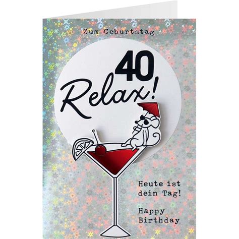 Um ein bild auf whatsapp oder facebook zu teilen, klickst oder tippst du einfach auf. Geburtstag Bilder 40 : Komplimente Geburtstagskarte Zum 40 ...