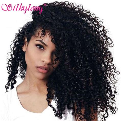 7a Mongolian Kinky Curly Virgin Hair 100 Human Hair Sew In Extensions