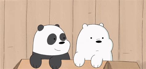 Give me a pfp that is ice bear. We Bare Bears | Panda and Ice Bear | Ilustrasi karakter ...
