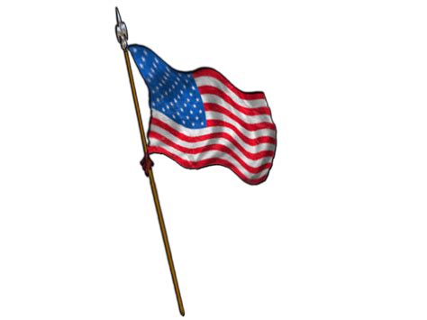 American Flag Waving Clipart 3 Wikiclipart