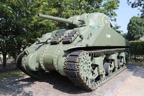 M4a4 Sherman Tank Clanky Balgerhoeke Eeklo