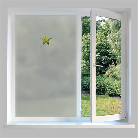 Star Cut Out Contemporary Window Film