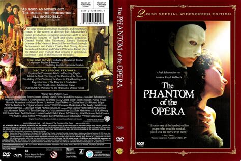 The Phantom Of The Opera 2004 R1 Dvd Cover And Labels Dvdcovercom