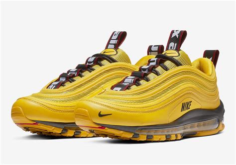 The Overbranded Nike Air Max 97 Arrives In A Taxi Yellow In 2019 Nike