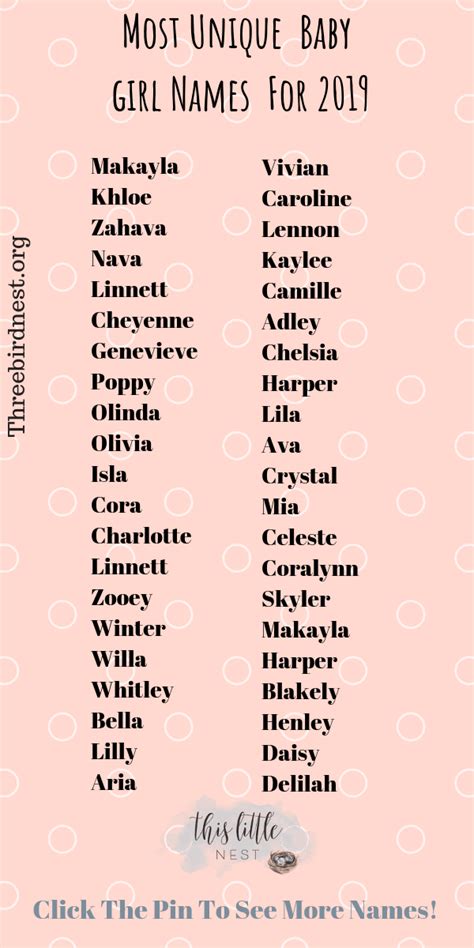 Cool Girl Names And Meanings