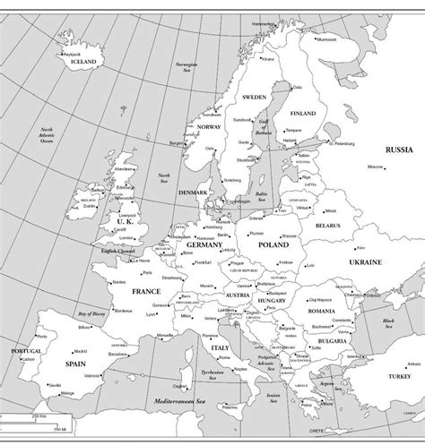 25 Awesome Labeled Map Of Europe