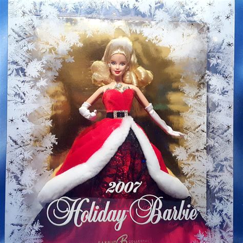 Holiday Barbie Doll 2007 Special Edition By Mattel Now And Then Galleria Llc