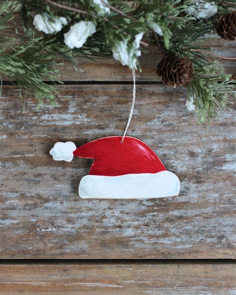 Santa Hat Personalized Ornament The Weed Patch