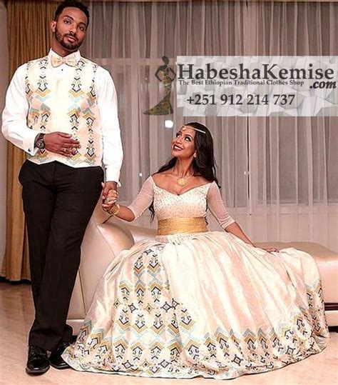 Eritrean And Ethiopian Habesha Couple Traditional Dress 42 Off