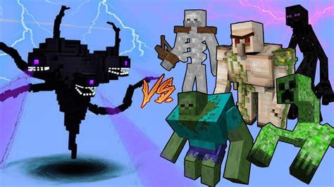 Wither Storm Vs Mutant Monsters In Minecraft Minecraft Videos