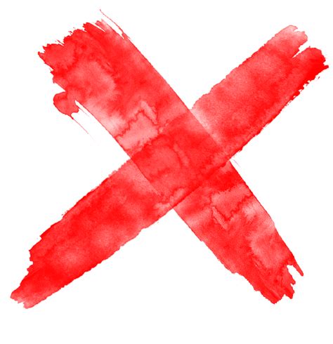 Transparent Background Red X Png Png Image Collection