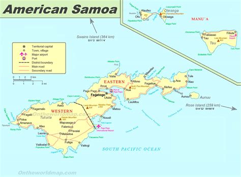 Map Of American Samoa Verjaardag Vrouw 2020