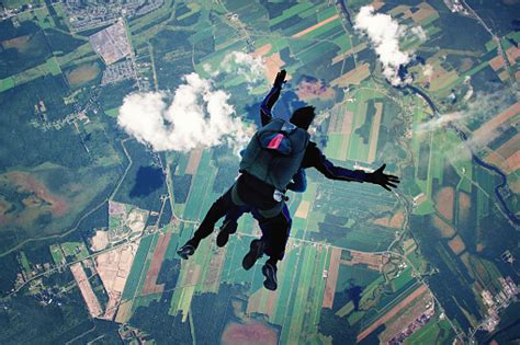Parachute Jumping Stock Photo Download Image Now Istock