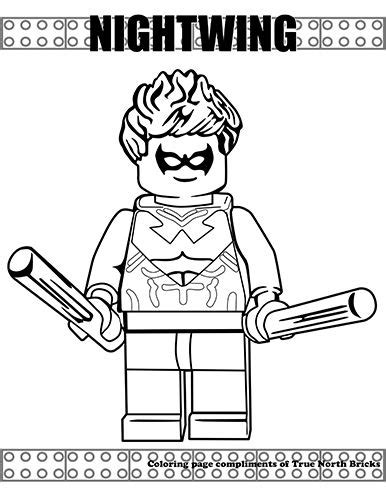 24 Lego Nightwing Coloring Pages Free Wallpaper