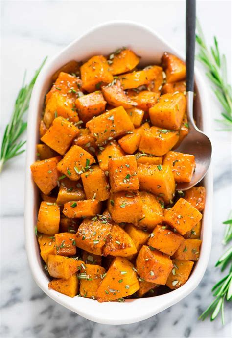 Roasted Butternut Squash Easy And Delicious Side