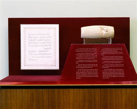 Replica Of Edict Of Cyrus United Nations Ts