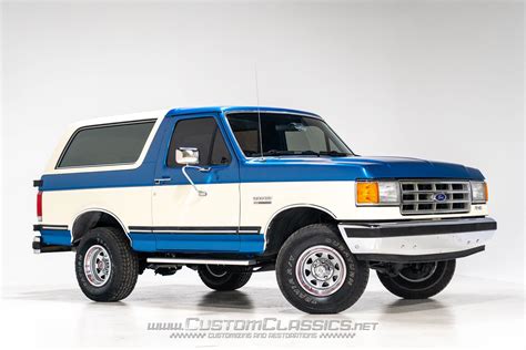 1988 Ford Bronco Xlt Custom Classics Auto Body And Restoration