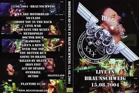 Dvd Concert Th Power By Deer 5001 Motorhead 2004 08 15 Braunschweig Germany