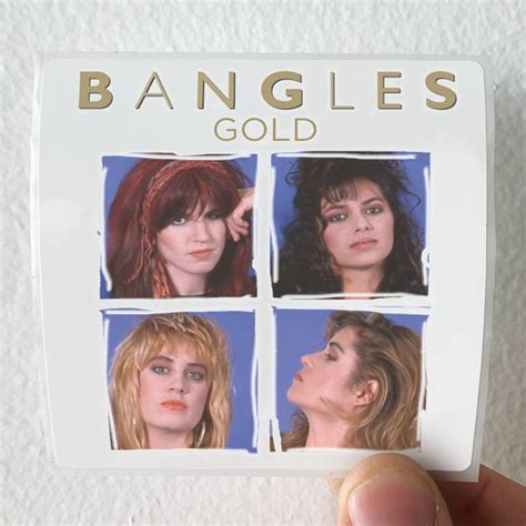The Bangles Gold Album Cover Sticker