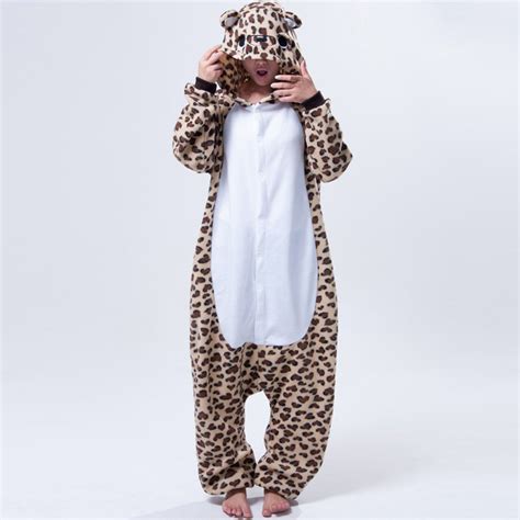 popular adult leopard onesie buy cheap adult leopard onesie lots from china adult leopard onesie