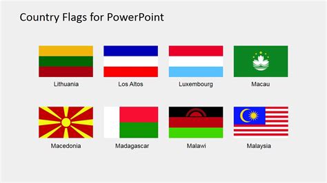 Country Flags Clipart For Powerpoint L To M Slidemodel
