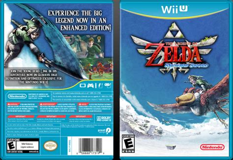 The Legend Of Zelda Skyward Sword Wii U Box Art Cover By Deadislandforever