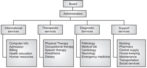 Organizational Structure Of A Hospital