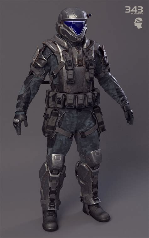 Artstation Halo 2 Anniversary Odst Soldier Sergey Samuilov