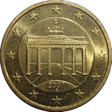 50 Cents Deuro 2e Carte République Fédérale Dallemagne Numista