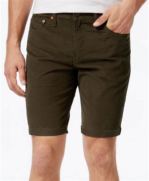 Levis Mens 511 Cut Off Corduroy Shorts In Multicolor For Men Lyst