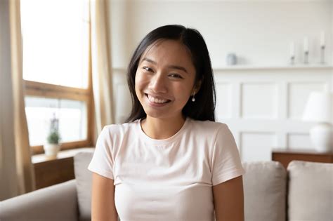 Headshot Of Millennial Asian Woman Have Video Call Adoption Council Of Ontario