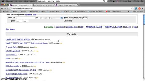 Craigslist In Okaloosa County