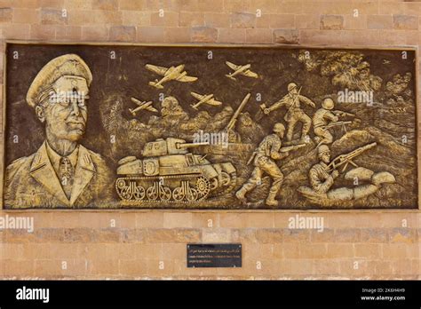 Égypte Mémorial De Guerre Del Alamein Musée Murale Rommel Et