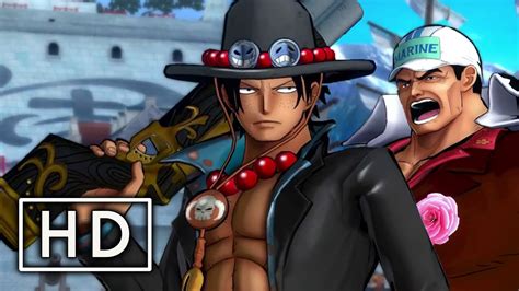 New Burning Blood Dlc One Piece Strong World Ace Gameplay Opbb