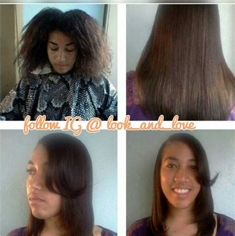 Before After Relaxer Touch Up Trim Hair Relaxers Relaxed Hair Hair Stylist