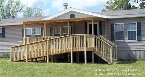 Building A Covered Porch With Ramp On A Mobile Home Yahoo Image