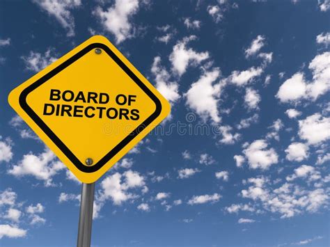 Board Of Directors Traffic Sign Stock Illustration Illustration Of
