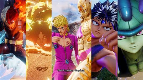 All Jump Force Dlc Characters Ultimates And Transformations On