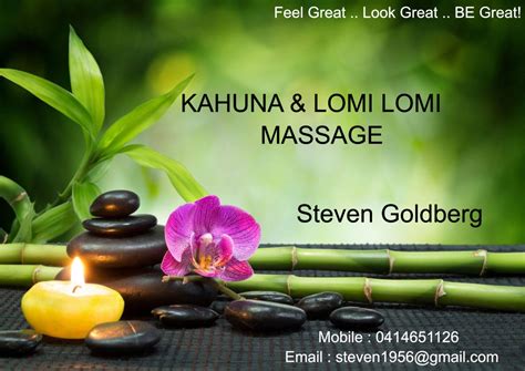 Kahuna Lomi Lomi Massage Iict Directory Find Natural Therapy Practitioners