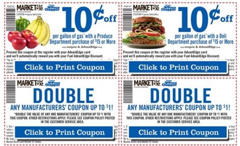 New Price Chopper Bonus Fuel Savings Coupons Shopportunist