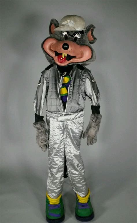 Chuck E Cheese Costume Mascot Walk Around Character Complete Ebay