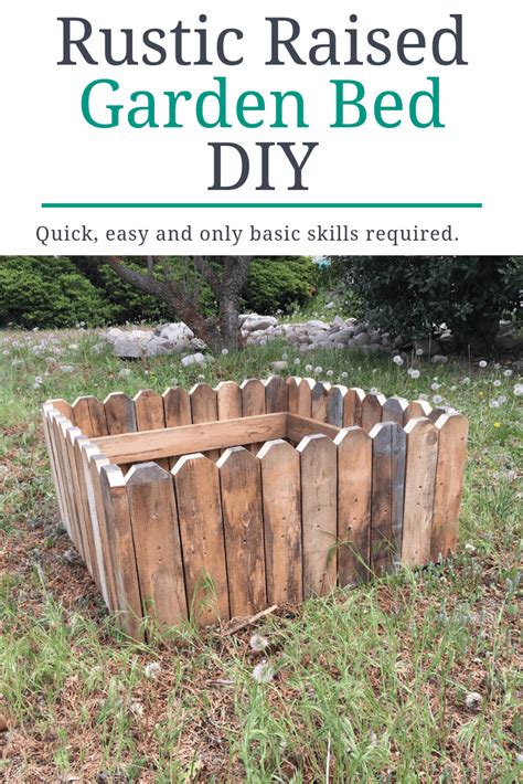 Weeds and pests don't stand a chance! How to build a Cheap Raised Garden Bed (DIY Rustic garden bed) - Learn Along with Me