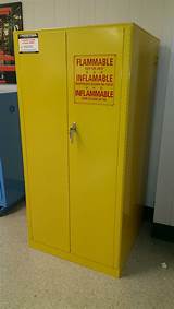 Photos of Used Flammable Liquid Storage Cabinets