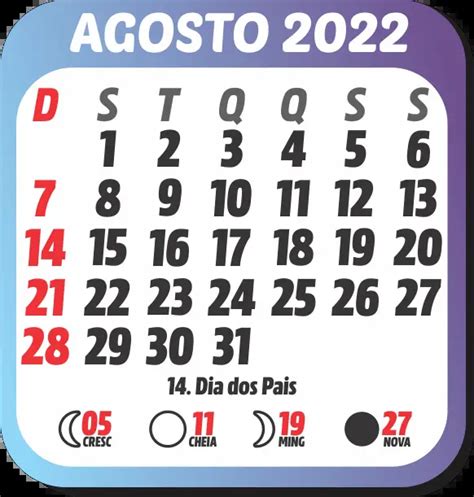 Calendario Agosto 2022 Para Imprimir Gratis