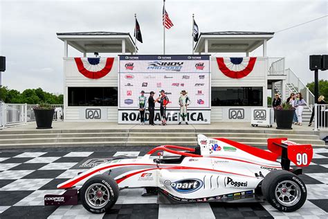 Louis Foster Made It 3 Wins In A Row To Maintain His Indy Pro 2000