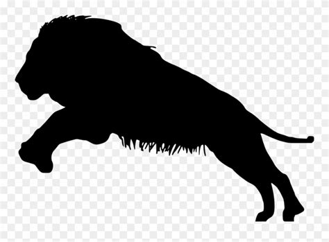 Free Lion Silhouette Svg Vector 167 Amazing Svg File