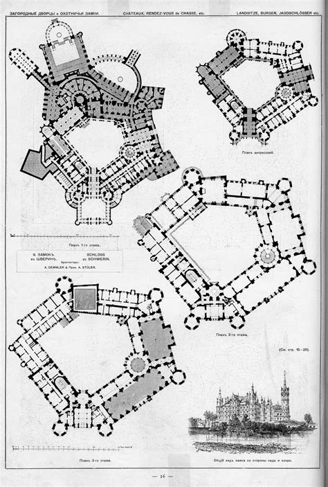 Medieval Castle Floor Plan Blueprints Ad Castle Floor