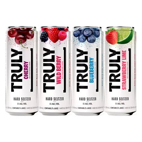 Truly Hard Seltzer Berry Variety Pack 12 Pk Cans Shop Malt Beverages