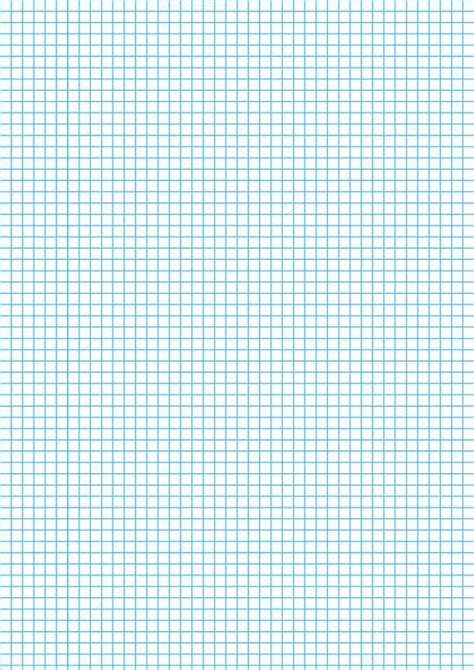 Five Millimeters Cyan Grid On A4 Graph Paper Isometric