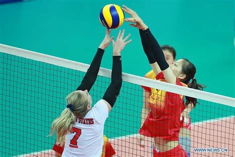Womens Volleyball Preliminary At 7th Cism Military World Games China Vs United States